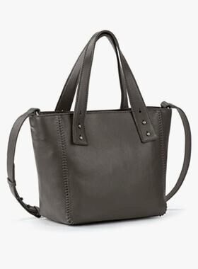 The Sak Liv Satchel Leather Bag in Slate
